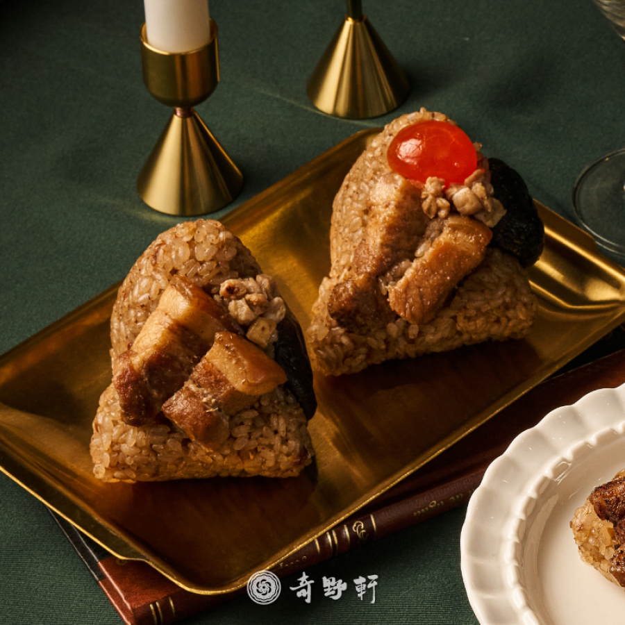 經典傳香粽御品蛋黃粽(單顆)_qiyexuan-sun-cake-zongzi-taichung